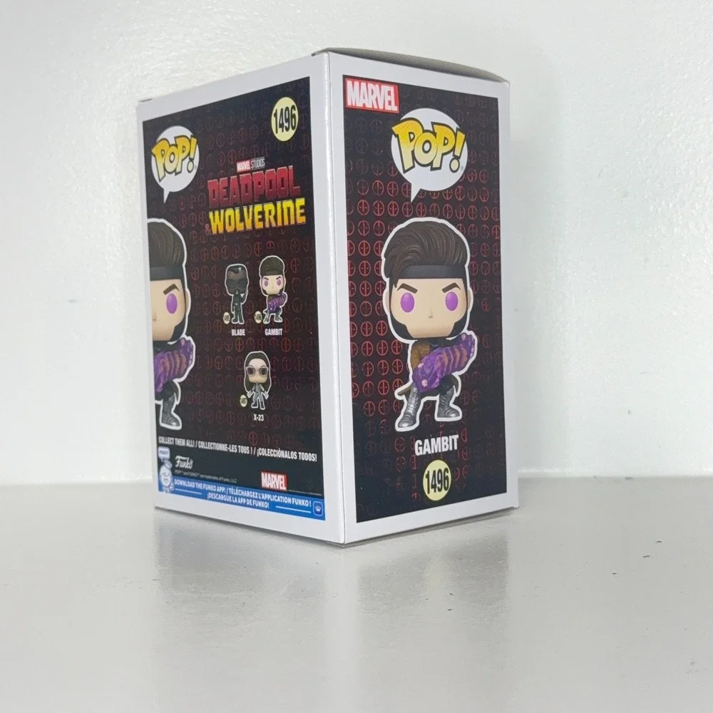 Funko Pop Gambit #1496 Signed Auto SWAU Auth Josh Trujillo Marvel Autograph